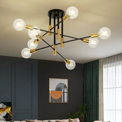 Nordic Minimalist Iron 4/6/8-Light Island Light Chandelier