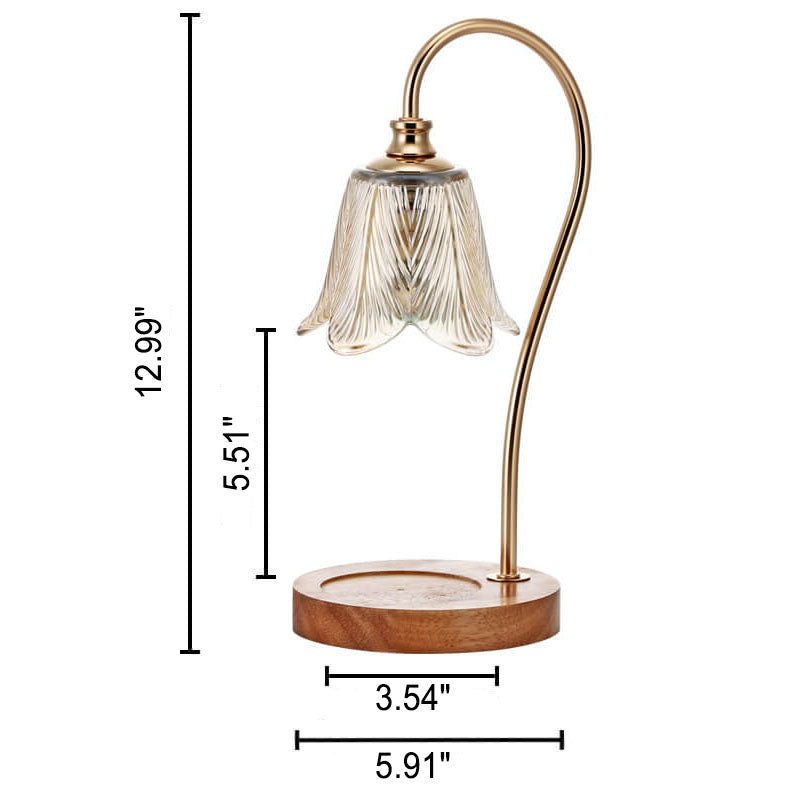 Lampe de table Nordic Light Luxury Log Marble 1-Light Melting Wax 