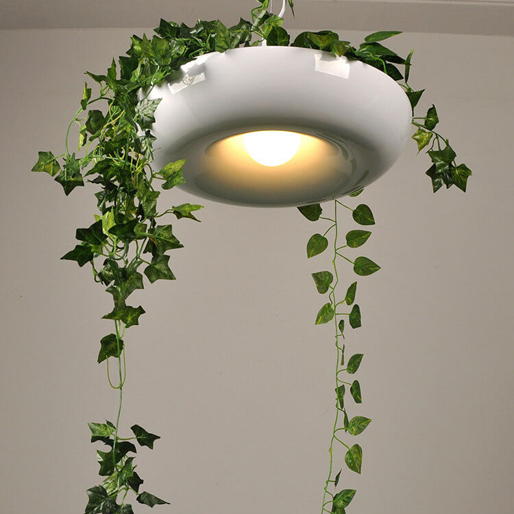 Moderne Art Deco Sky Garden Rundschirm 1-Licht Pendelleuchte für Esszimmer 