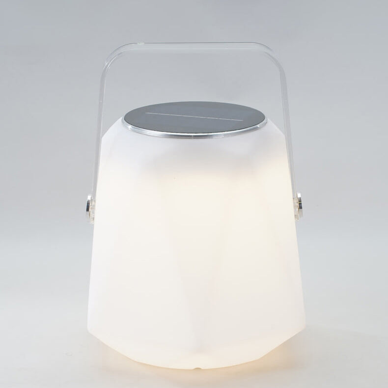 Lumière de camping portable à LED avec télécommande solaire de simplicité contemporaine pour patio extérieur 