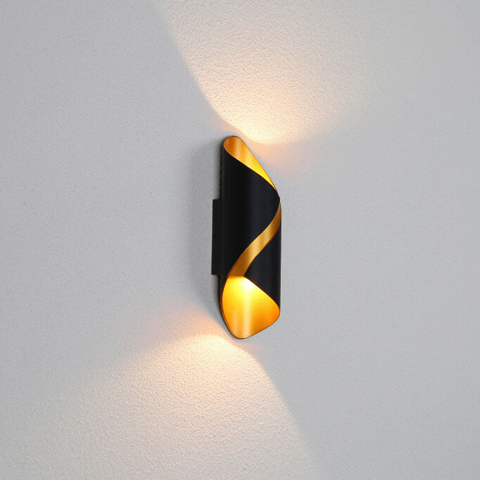 مصباح حائط خارجي مقاوم للماء LED من الألومنيوم الحديث 