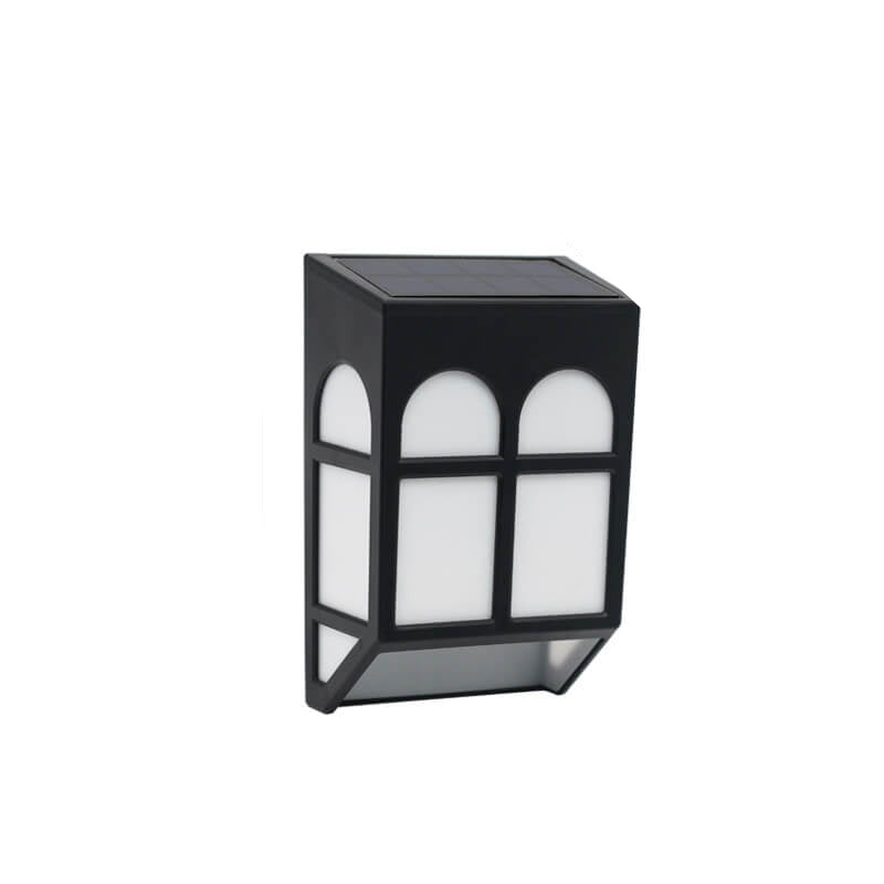 Solar Outdoor Fence Square RGB Farbe LED Zaun Wandlampe 