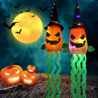 Halloween Horror Ghost Bat Pumpkin Skeleton Party Patio Decorative Lights String