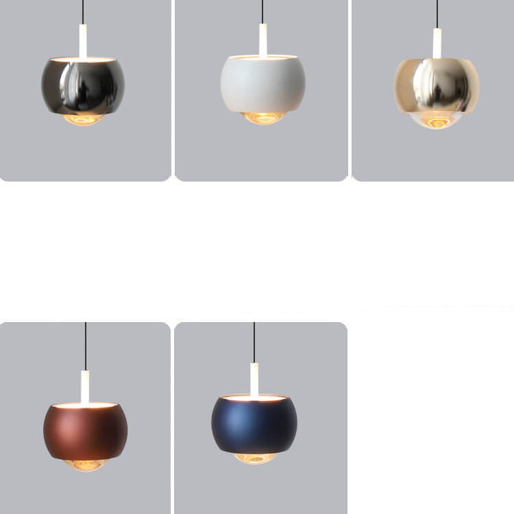 Lustre LED Rond Luxueux Nordic Light avec Hauteur Réglable 