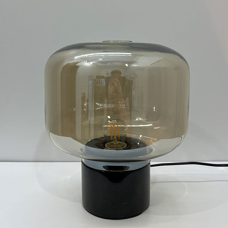 Nordic Minimalist Light Luxury Marble Clear Glass 1-Light Table Lamp