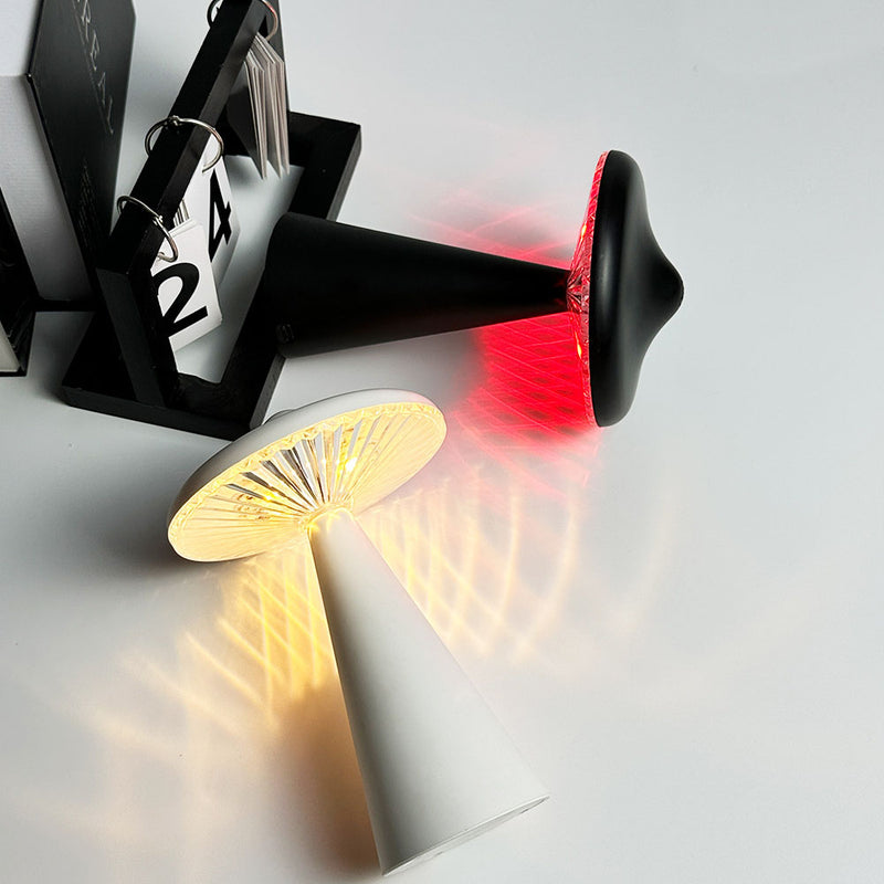 Lampe de Table LED Ambiante OVNI Champignon Créatif Moderne 