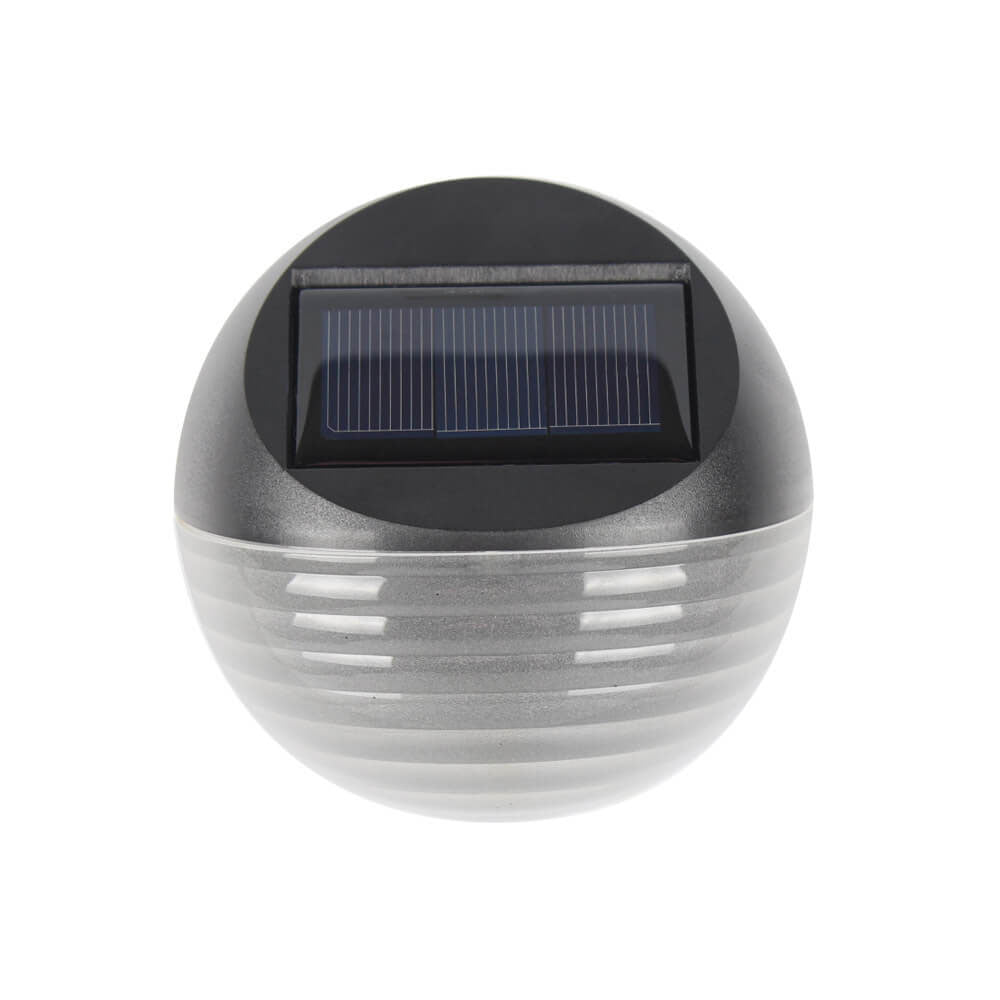 Solar Halbkreis 6 LED Außen Terrasse Zaun Wandleuchte 