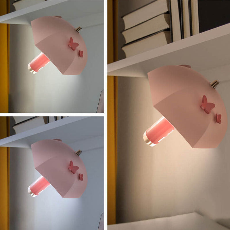 Lampe de bureau LED magnétique pour soins oculaires, parapluie intelligent créatif diamant USB 