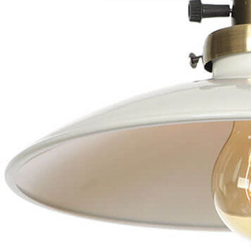 Industrielle Eisen Mehrfarbige Schale 1-Licht Pendelleuchte 
