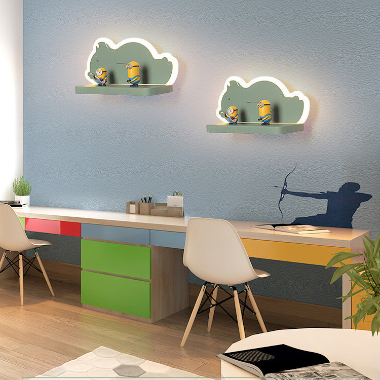 Kindliche kreative LED-Wandleuchte mit Cartoon-Muster 