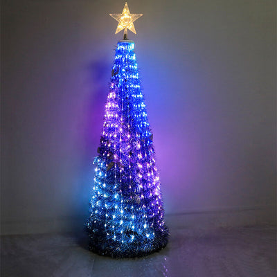 Christmas Tree Holiday Decoration Copper Wire Tree Lights LED USB Decorative Lights