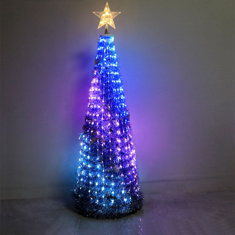 Christmas Tree Holiday Decoration Copper Wire Tree Lights LED USB Decorative Lights