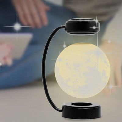 Kreative Magnetschwebebahn Mond LED dekorative Tischlampe