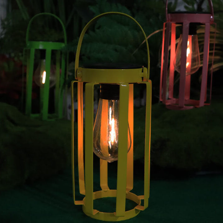 Solar Creative Iron Color Cage LED Outdoor Garden Landscape Light