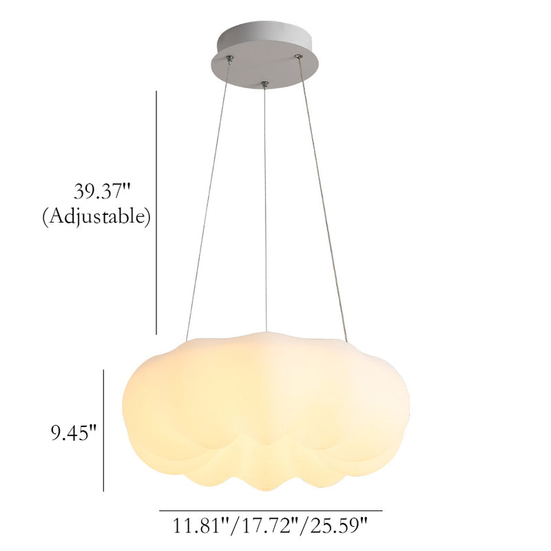 Modern Minimalist Cloud 1-Light LED Pendant Light