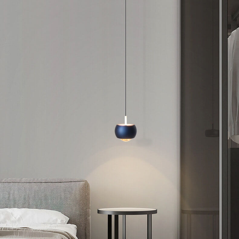 Lustre LED Rond Luxueux Nordic Light avec Hauteur Réglable 