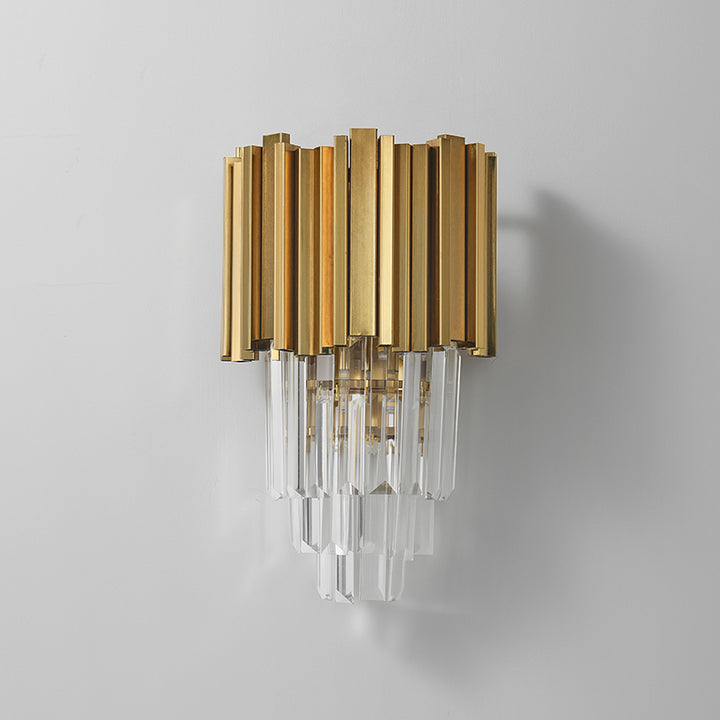 Lámpara de pared de cristal de lujo nórdico de 1 luz 