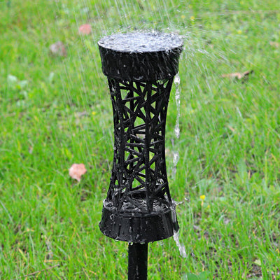 Solar Column Hollow Design LED Outdoor Garden Ground Insert Path Light