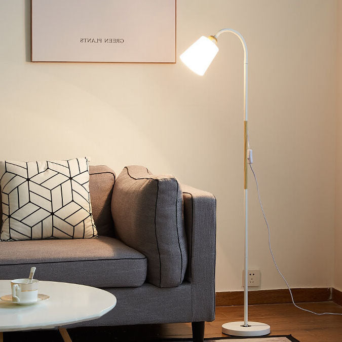 Modern Minimalist Iron 1-Light Standing Floor Lamp