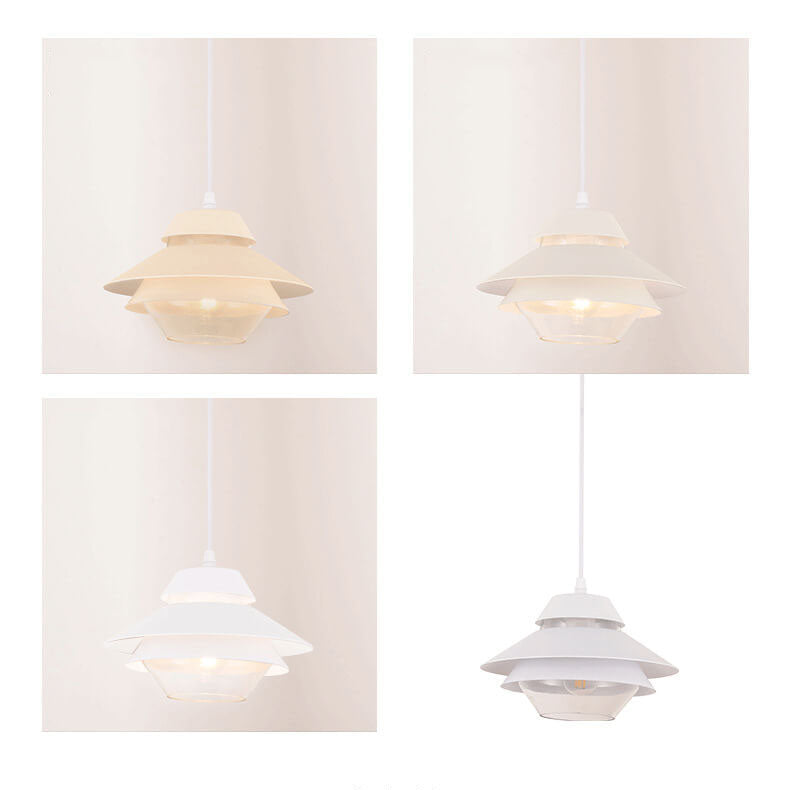 Modern Minimalist Flying Saucer Macaron 1-Light Pendant Light