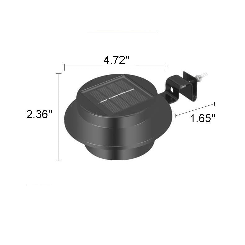 Modern Solar Outdoor Waterproof UFO Shaped LED Wall Sconce Lamp