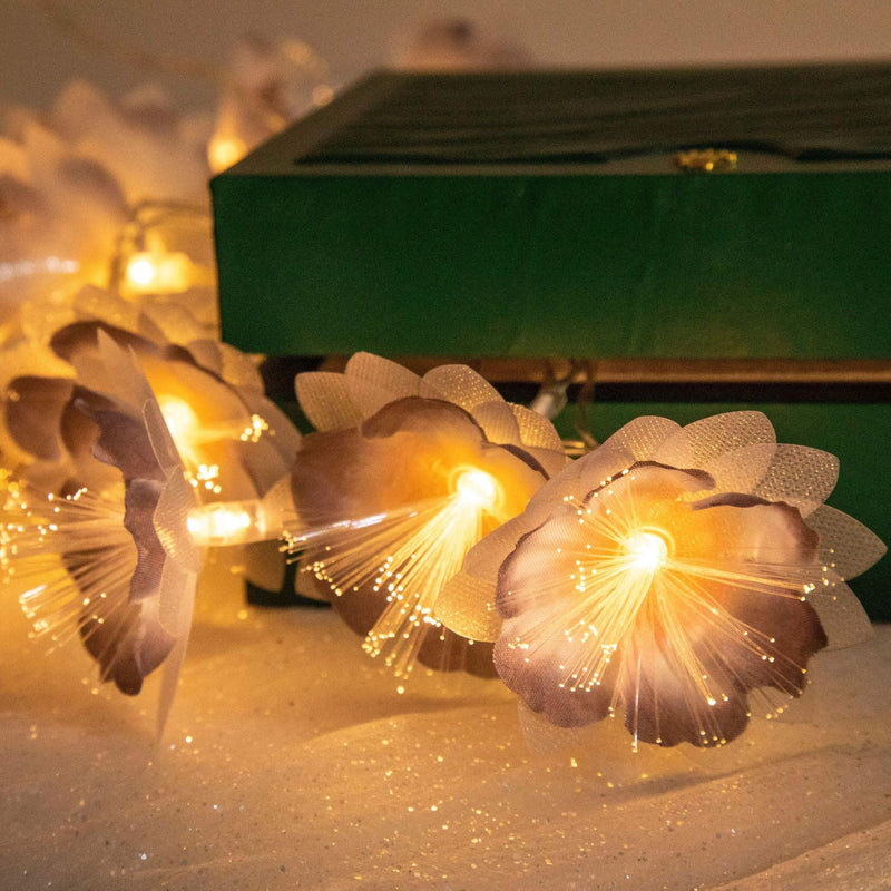 Creative Fiber Optic Flower String Lights LED Decorative String Lights
