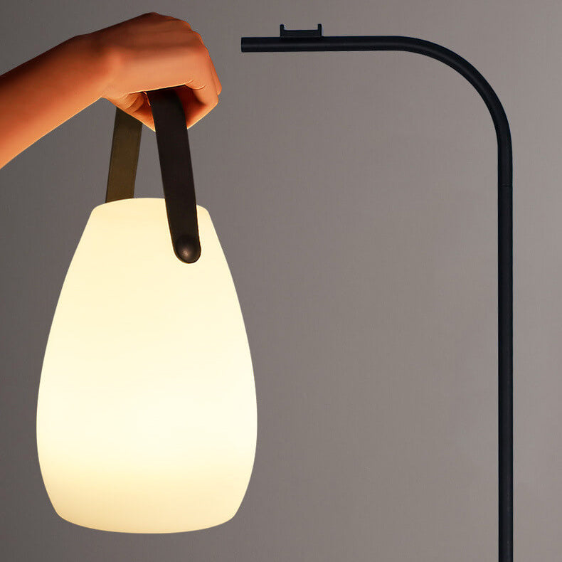 Modern Minimalist PE Handy Lamp Design LED Standing Floor Lamp