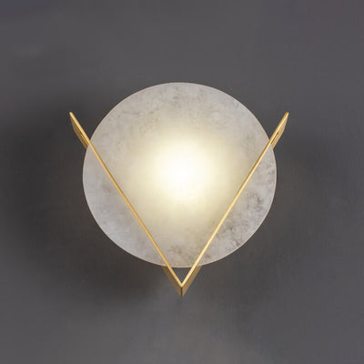 Applique murale LED en lucite ronde de luxe moderne chinoise 