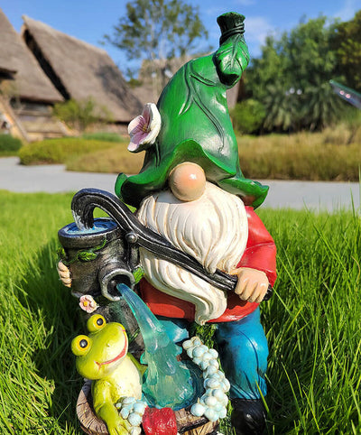 Solar Resin Dwarf Garden Ornament Waterproof Decorative Light