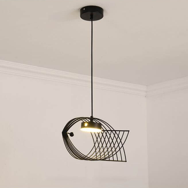 Moderner Acryl Fisch Kreatives Design LED Kronleuchter 
