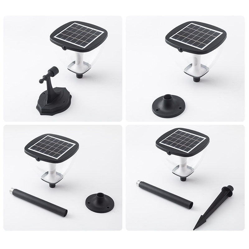 Moderne minimalistische wasserdichte LED-Wandleuchte für den Außenbereich aus Aluminium, PC und ABS in Dreiecksform für Terrasse und Patio 