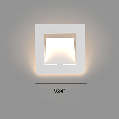 Modern Simple Square Round Geometry LED Wall Sconce Lamp