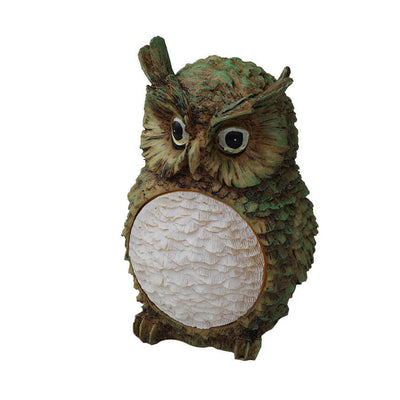 Outdoor Solar Resin Owl LED Landscape Lawn Light