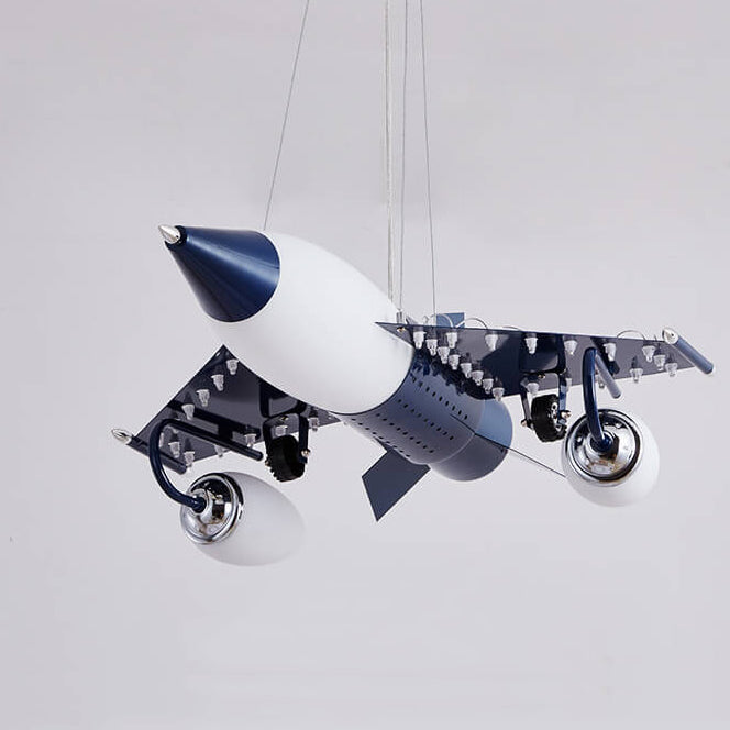 Creative Cartoon Aircraft 3-Licht-Kronleuchter für Kinder 