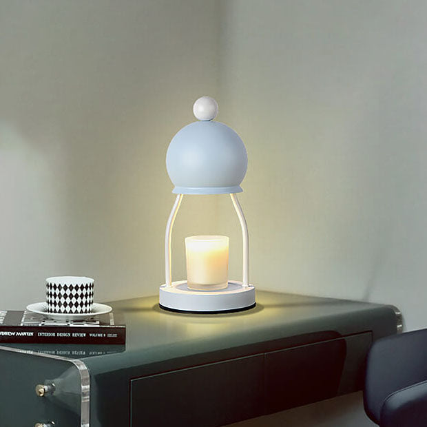 Modern Creative Iron Macaron Dome 1-Light Melting Wax Table Lamp