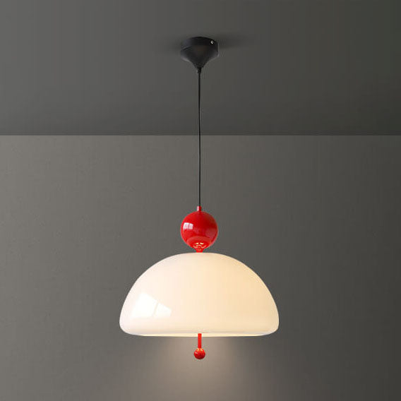 Moderne Einfachheit Floraler Glasschirm Kugel Dekor 3-Leuchten Pendelleuchte für Wohnzimmer 