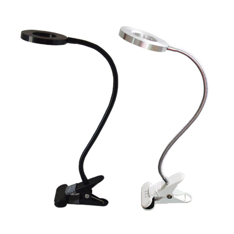Creative Simple USB Hose Button LED Reading Clip Desk Lamp