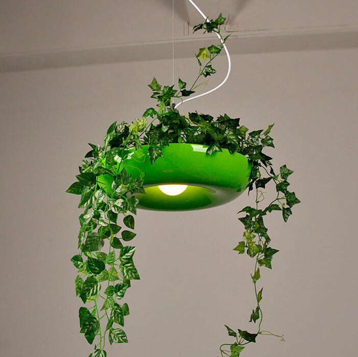 Moderne Art Deco Sky Garden Rundschirm 1-Licht Pendelleuchte für Esszimmer 