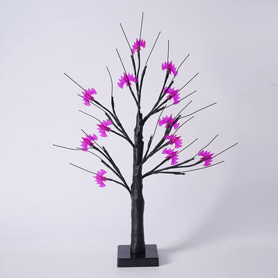 Halloween Baum Licht Kürbis Fledermäuse Simulation Baum Licht USB Batterie Dekoration Tischlampe