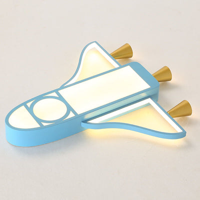 Creative Children's Aircraft LED Flush Mount Ceiling Light