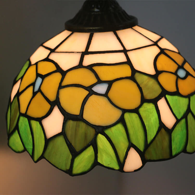 European Tiffany Glass 1-Light Wall Sconce Lamp
