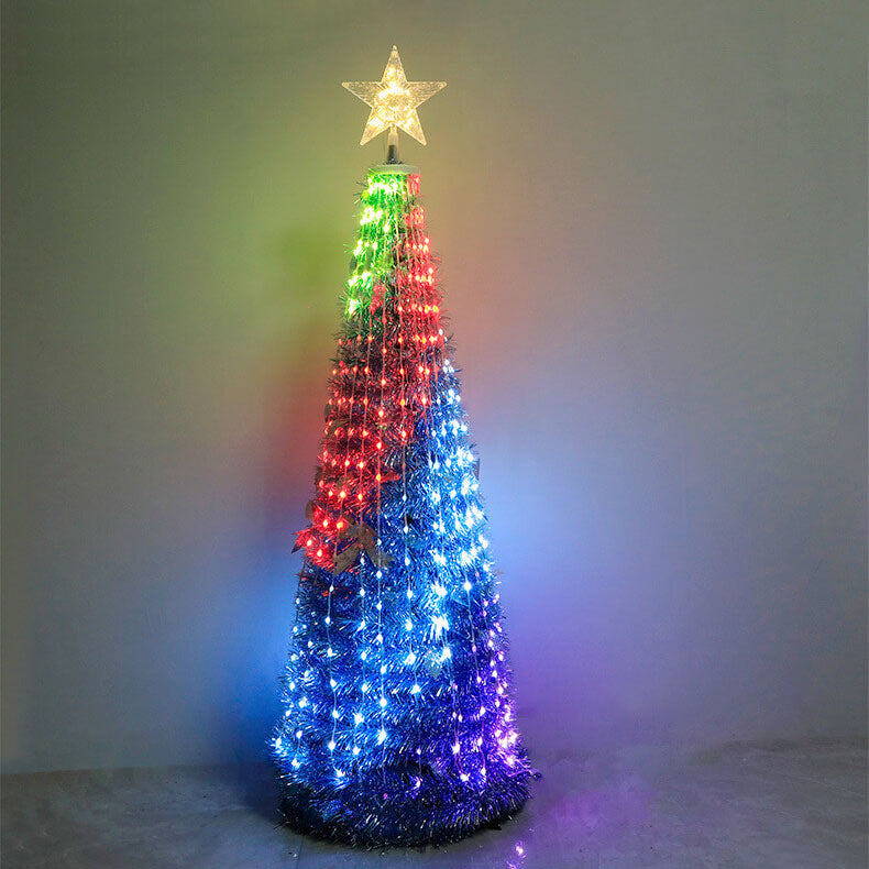 Christmas Tree Holiday Decoration Copper Wire Tree Lights LED USB Decorative Lights