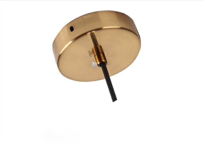 Nordisches minimalistisches klares Glas langes, verjüngtes 1-Licht-Pendelleuchte 