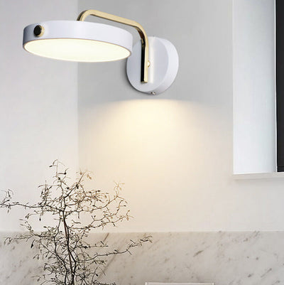 Modern Light Luxury Nordic Pie-shaped LED Wall Sconce Lamp