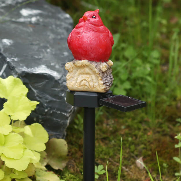 Solarharz-Feuervogel-LED-Außenrasen-Bodensteck-Landschaftslicht 