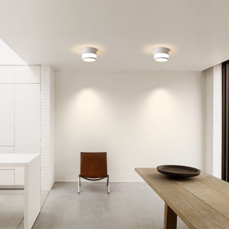 Modern Minimalist 1-Light LED Flush Mount Ceiling Light