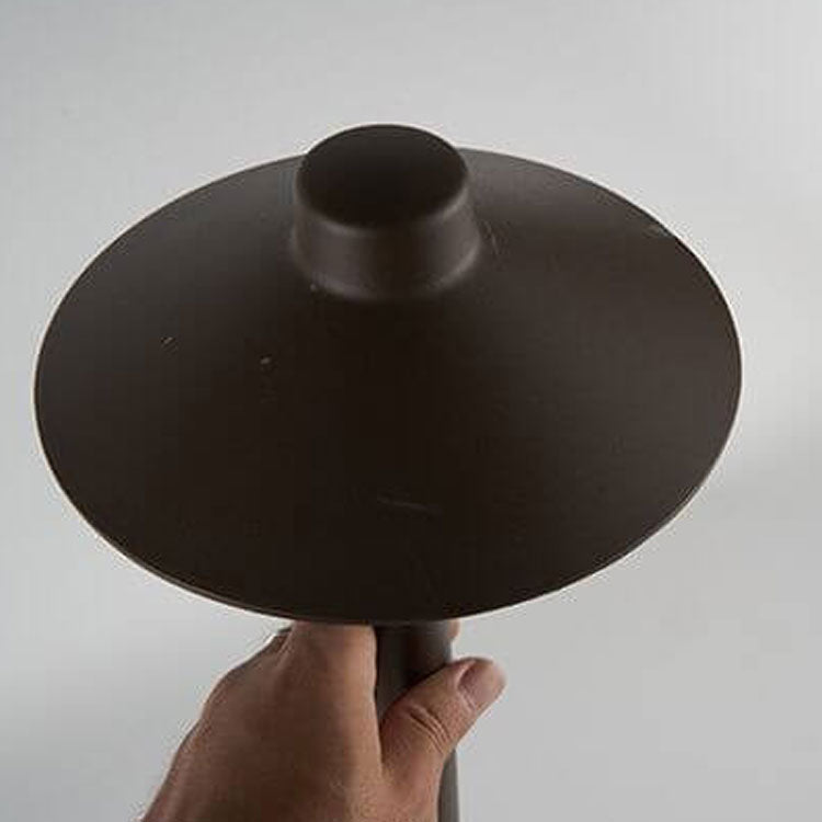Copper Aluminum Umbrella Design LED Outdoor Lawn Floor Lamp