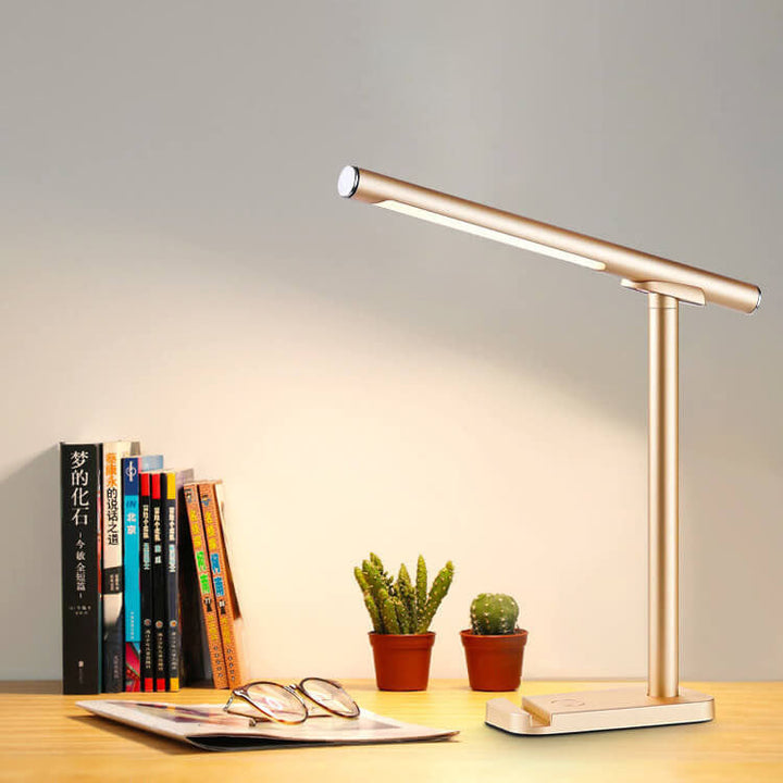 Lampe de bureau LED de soins oculaires pliable multifonctionnelle créative 