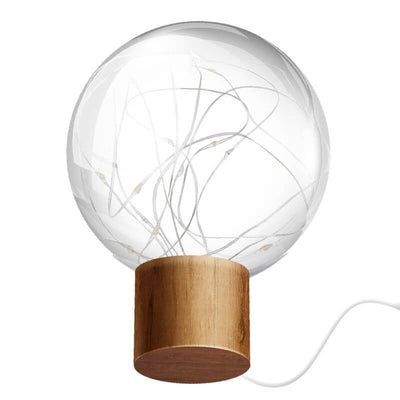 Modern Plastic Lampshade Starry Night Light LED Table Lamp