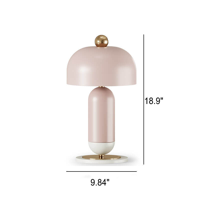 Lampe de table à 2 lumières avec matériel minimaliste nordique 